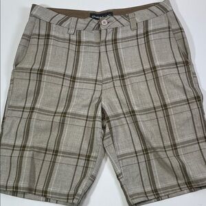 O’Neill Plaid Walking Shorts Mens Casual
Surf Skate Beige Brown Size 31